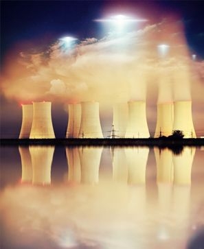 Ovnis au -dessus d'une centrale nucléaire: Pour dépolluer