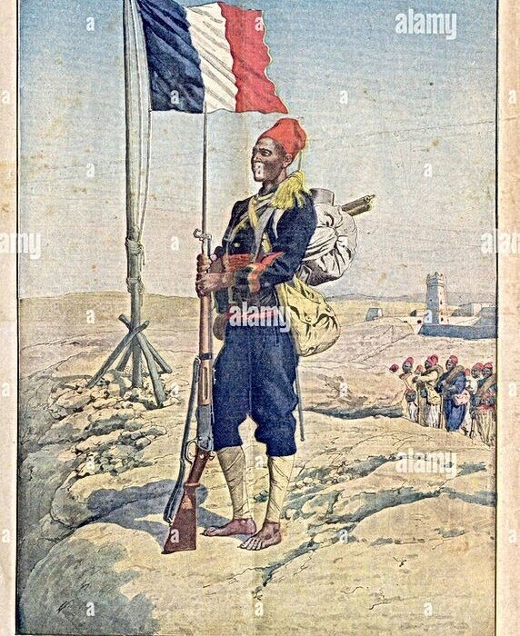 Les tirailleurs sénégalais étaient un corps de militaires appartenant aux troupes coloniales, constitué au sein de l'Empire colonial français en 1857» et dissous au début des années 1960.