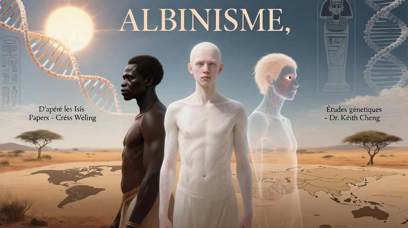 Image de couverture pour ALBINISME, Création de l’homme blanc