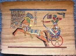 Egypte :Ramses 2 sur son char