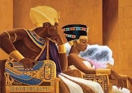 Ramses II et son épouse Néfertari Egypte