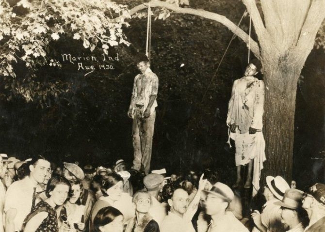 Lynchage et pendaison de noirs: usa 1930