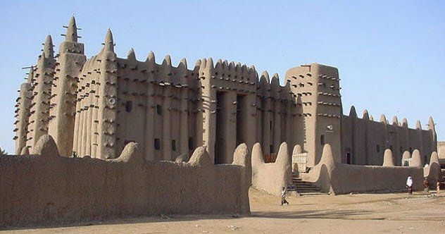 Afrique précoloniale Grande mosquée de Djenné Empire du Mali
