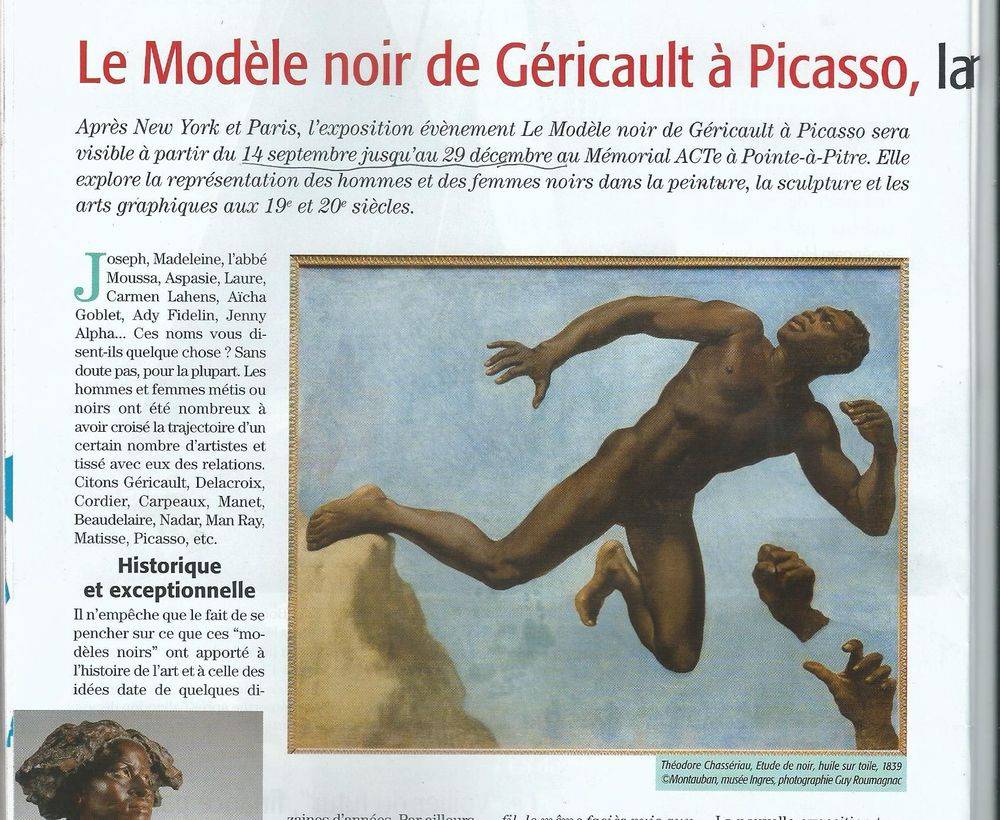 Exposition modèle noir, Image dégradante du noir 